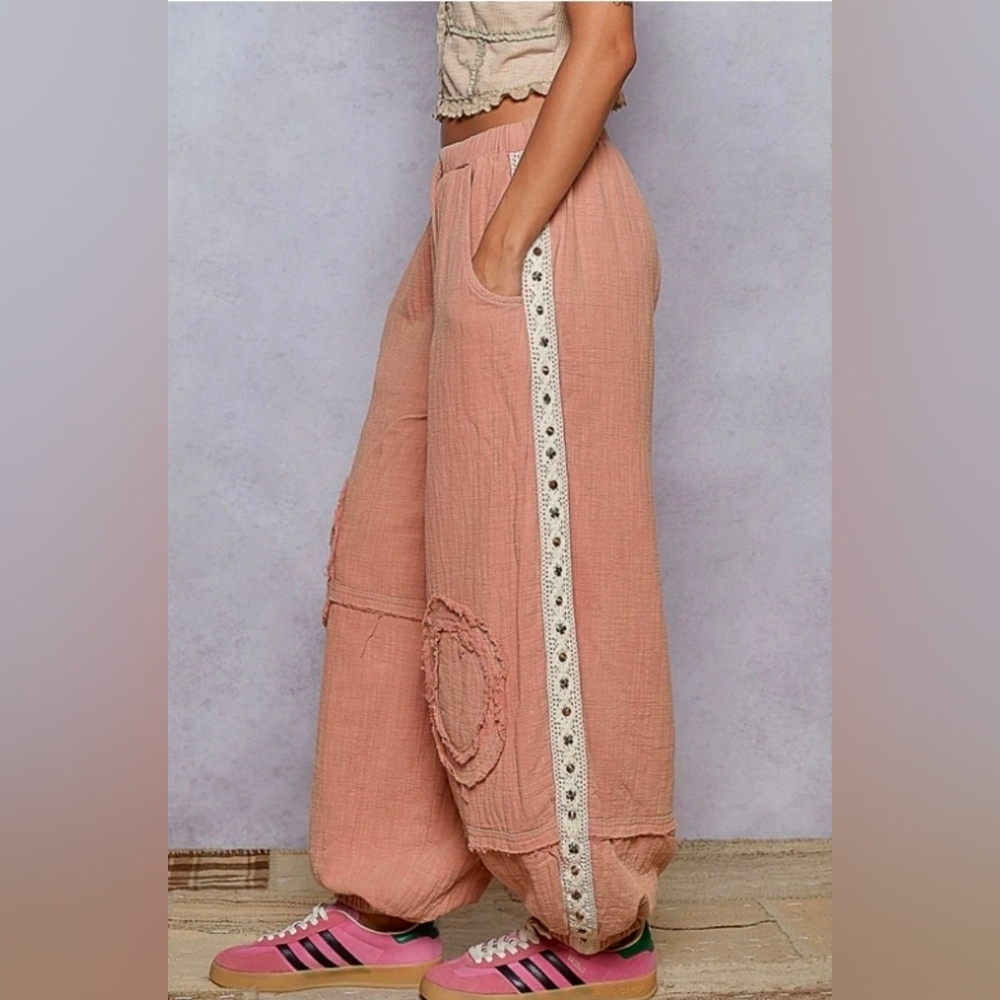 NEW!!! POL Women's Pink Joggers, Sz Large, NWT - Picture 2 of 3